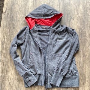 Zip up hooded jacket